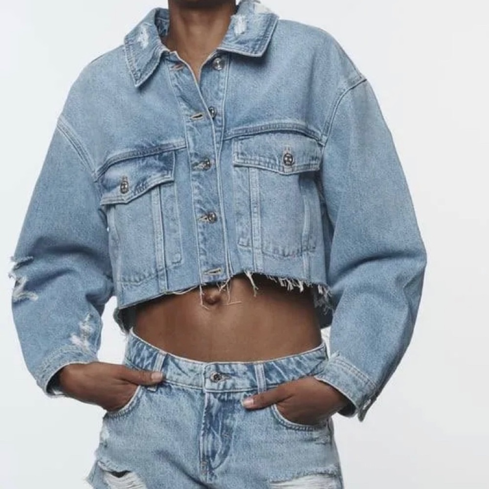 Cropped Jean jacket